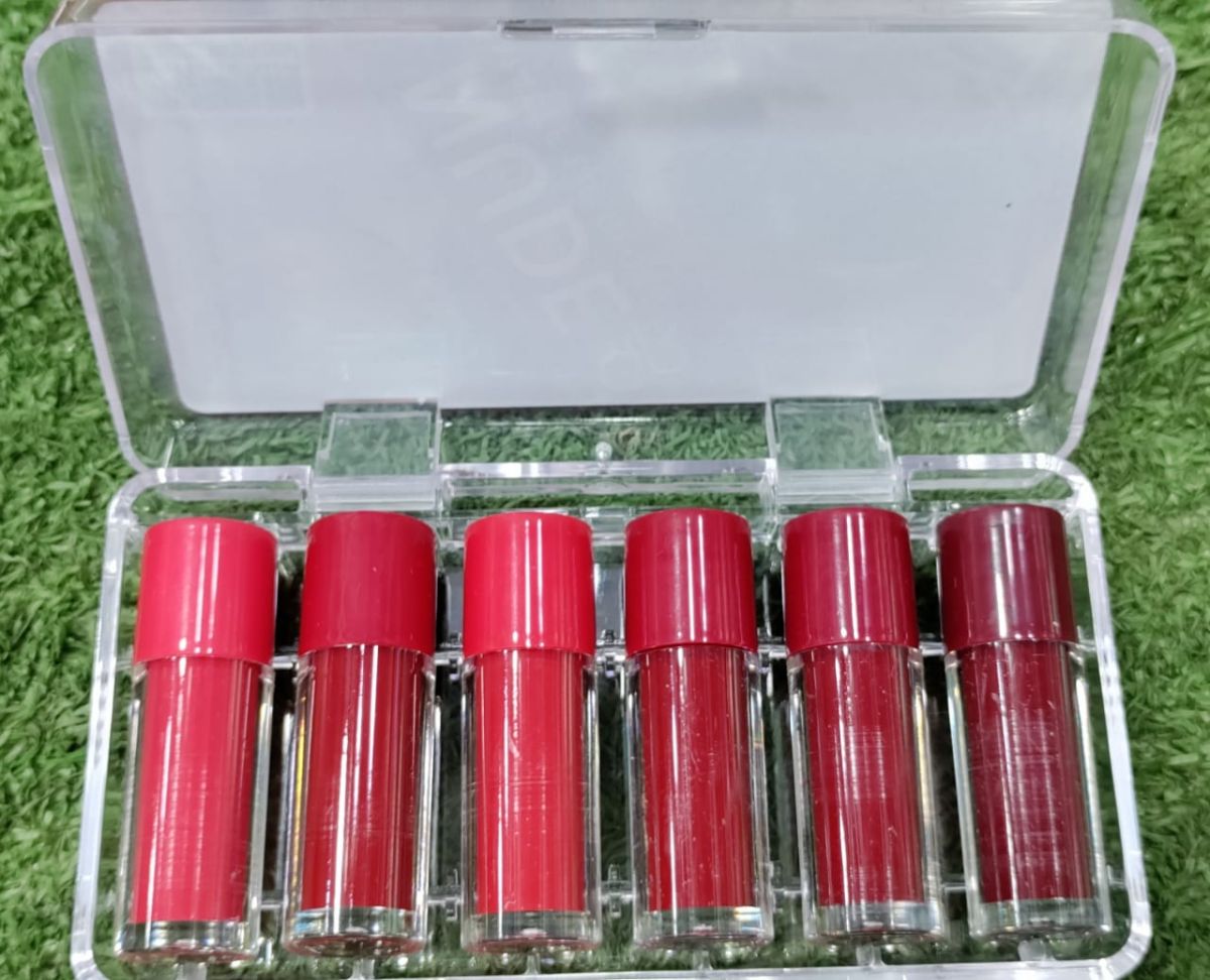 Pack of 6 Nude Matte High Pigment Lipgloss View Gallery - Pakistan