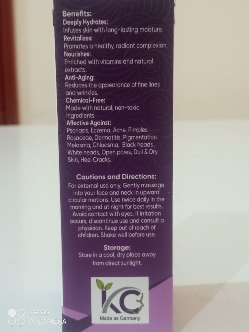 KC Hydraluxe Skin care Serum  | Natural Purity &amp; Radiance 30 ml / 1.01 fl. oz. View Gallery - Pakistan