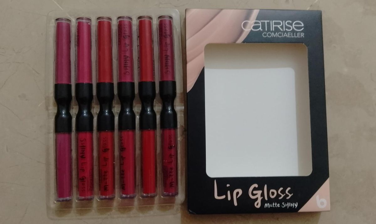 6 Pcs Set Matte and shiny dual lip gloss View Gallery - Pakistan