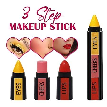 3 in 1 Eyes Cheeks Lips (Lipsticks) View Gallery - Pakistan