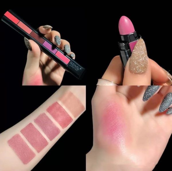 5 In 1 Huda Beauty  Lipstick Nude Shades View Gallery - Pakistan