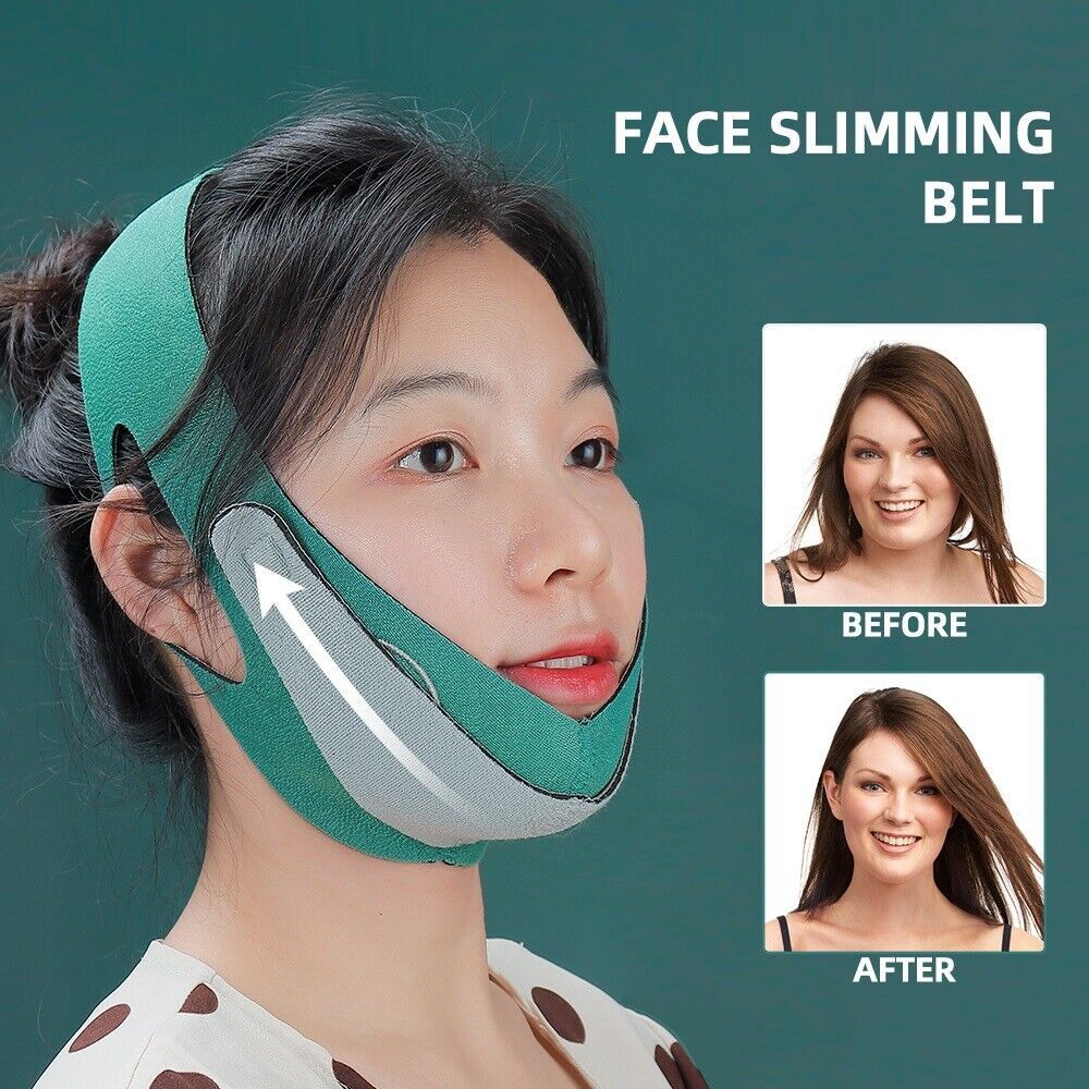 V Fit Face Slimming Belt - Face Lift Up Belt (With Box)