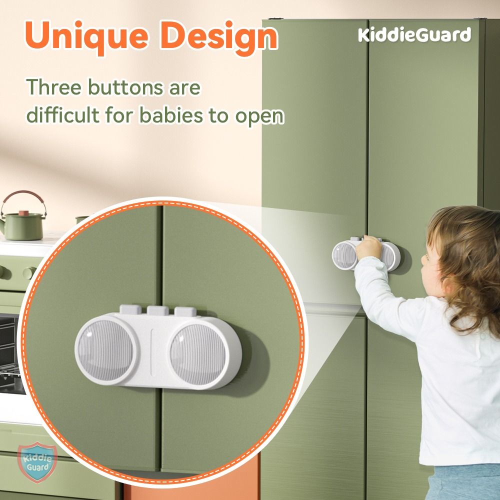 Multipurpose French Fridge Lock 3M VHB Tape, for installation no drills or tools needed (Random color) View Gallery - Pakistan