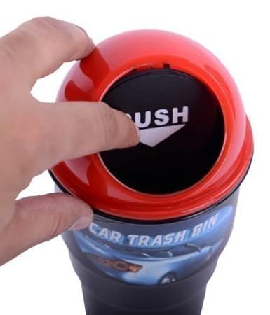 Car Trash Can Organizer Garbage Holder Storage Bag Trash Bin Paper Dustbin (Random Color) View Gallery - Pakistan