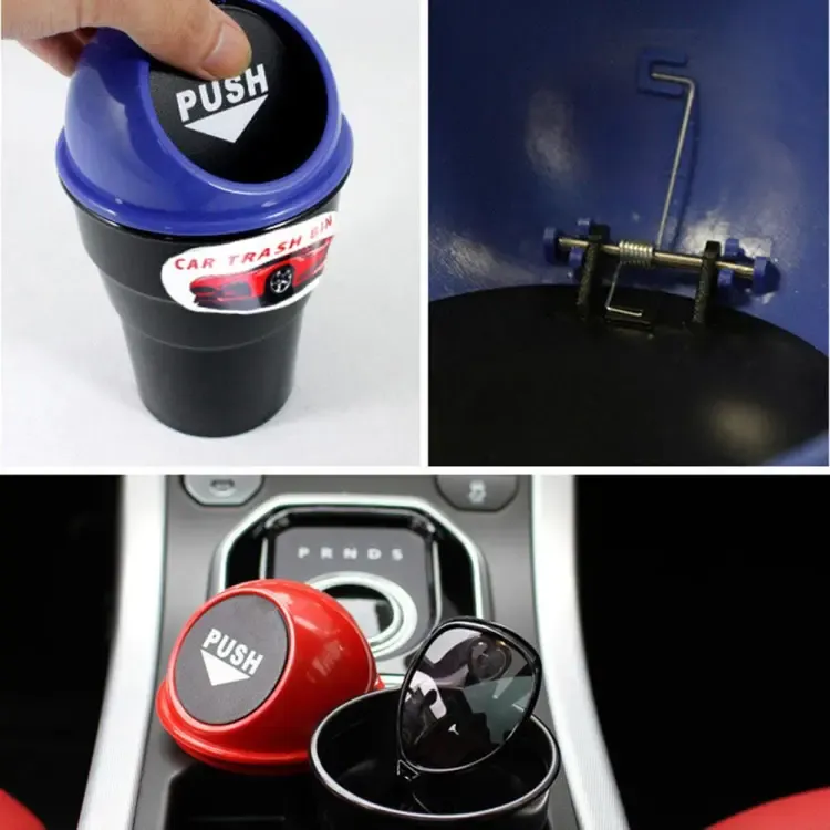 Car Trash Can Organizer Garbage Holder Storage Bag Trash Bin Paper Dustbin (Random Color) View Gallery - Pakistan