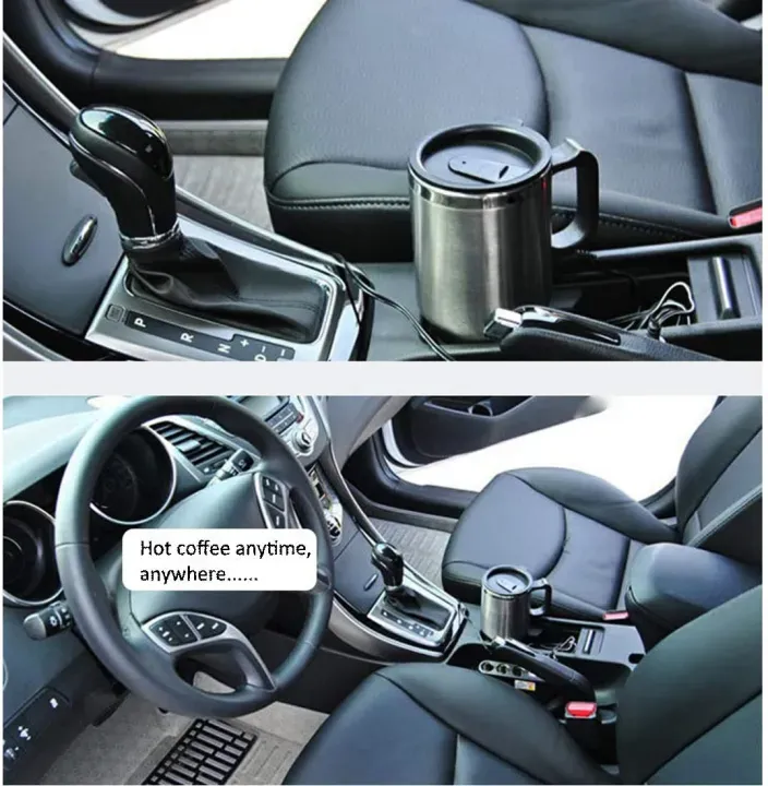 12 Volts 450 ml Heated Travel Mug Coffee /Tea/Soup Cup Car Charging Electric Kettle View Gallery - Pakistan