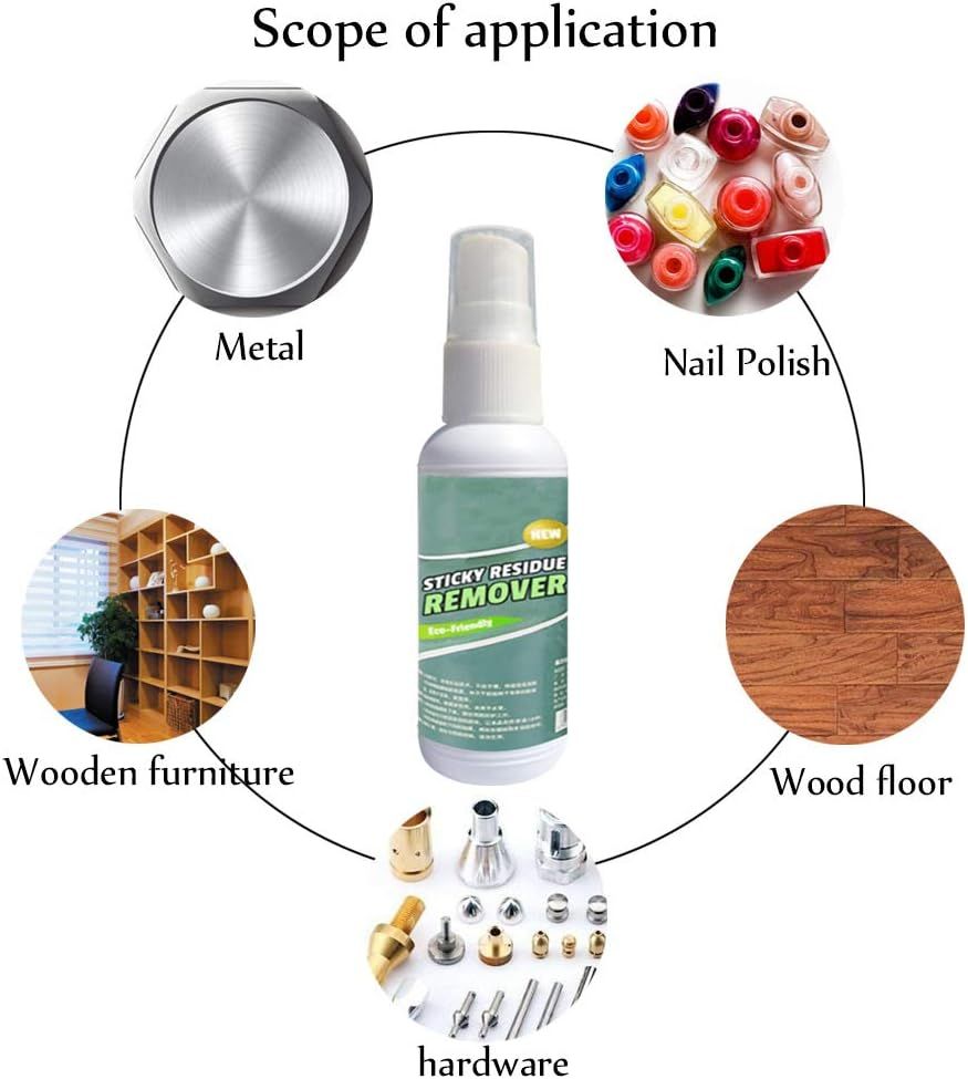 Sticky Stuff Remover Gel Spray, Portable Surface Safe Adhesive Remover, Ideal for Sticky Stains such as Bubblegum, Adhesive, Tape, Label Residue (30ML) View Gallery - Pakistan