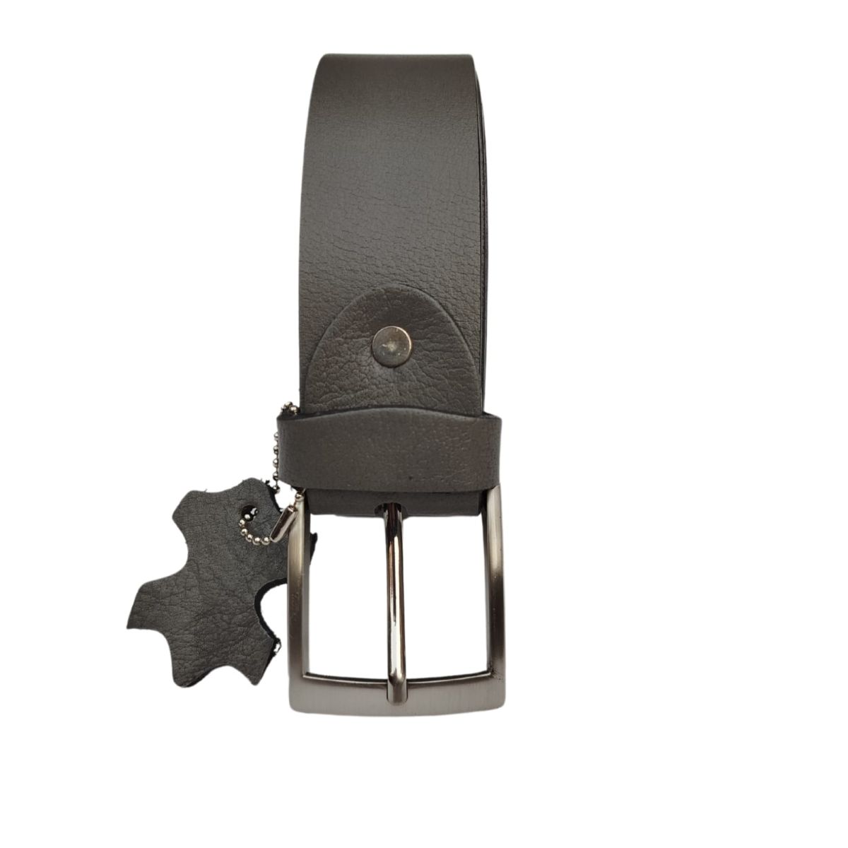 (Big Size) - Men Buffalo leather belt grey color | Waist Belt for boys &amp; Mens (Grey) View Gallery - Pakistan