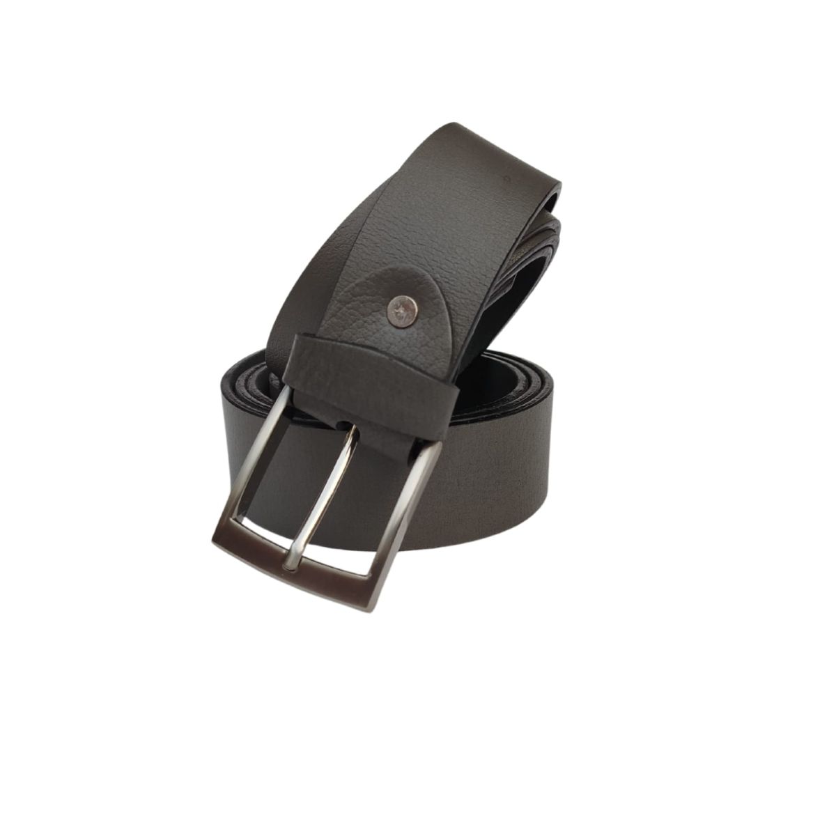 (Big Size) - Men Buffalo leather belt grey color | Waist Belt for boys &amp; Mens (Grey) View Gallery - Pakistan