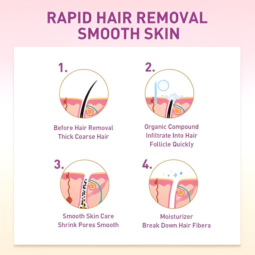 Chirs's Sensitive Hair Removal Spray | Fast Effective &amp; Painless Chriss Hair remover For Legs &amp; Body View Gallery - Pakistan