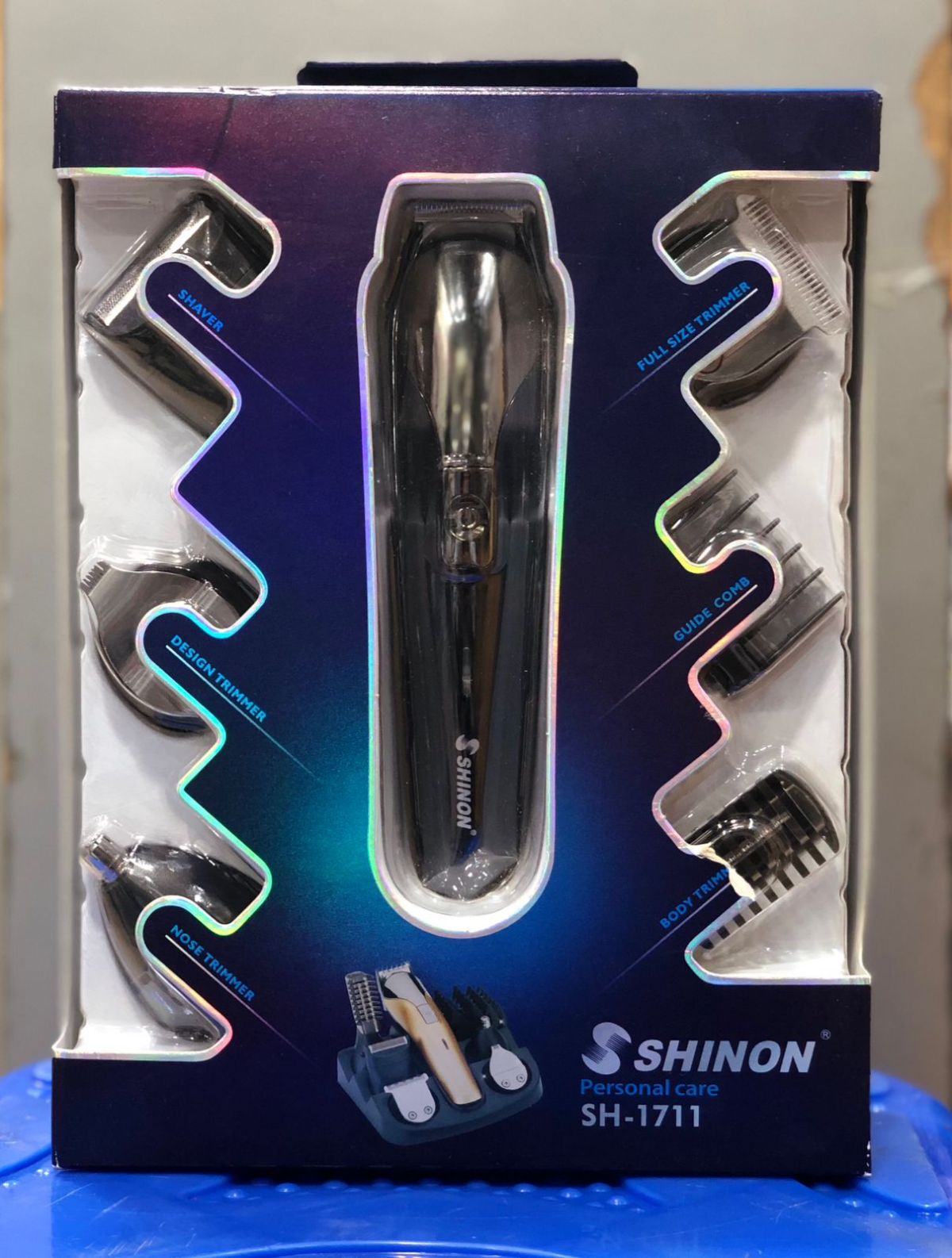 SHIINON SH-1711, Face, Hair and Body - Multi Grooming Kit sh 1711 Hair Trimmer, Beard Trimmer, Ear &amp; Nose Trimmer Head Shaver Full Body Grooming Kit (random color) View Gallery - Pakistan