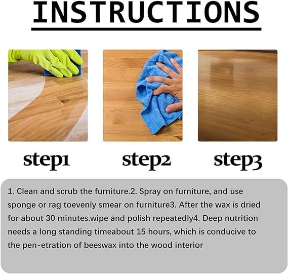 Beeswax Furniture Polish and Cleaner Spray, Natural Micro-Molecularized Beewax (120ml) View Gallery - Pakistan