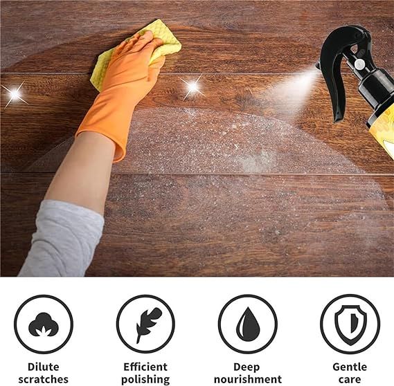 Beeswax Furniture Polish and Cleaner Spray, Natural Micro-Molecularized Beewax (120ml) View Gallery - Pakistan