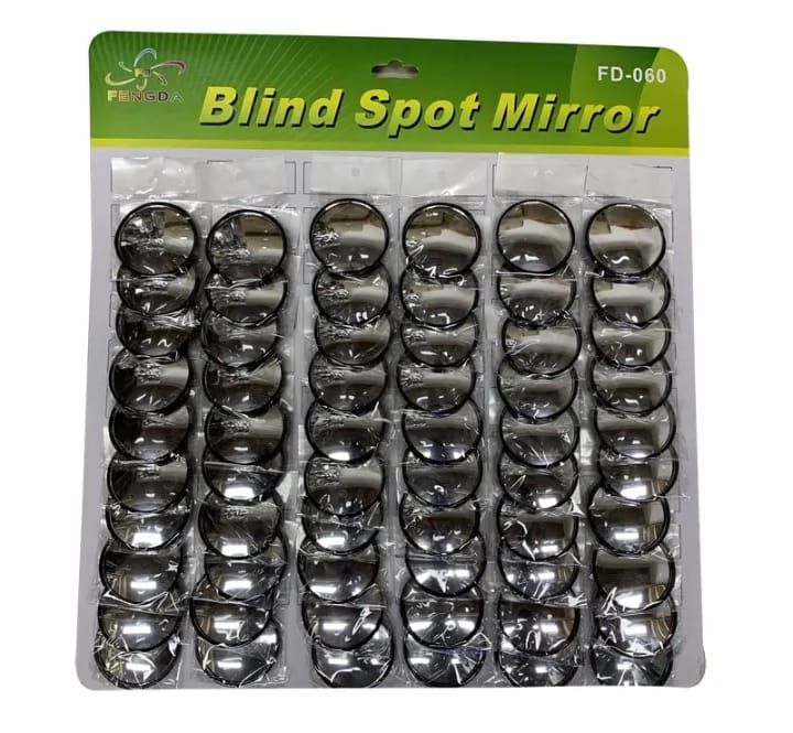 Pack of 2 PCs Round view mirror blind spot wide- angel lens - 2 PCs View Gallery - Pakistan