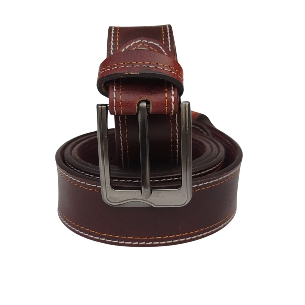 Men Buffalo pull-up leather | Waist Belt for boys &amp; Mens (Maroon) View Gallery - Pakistan