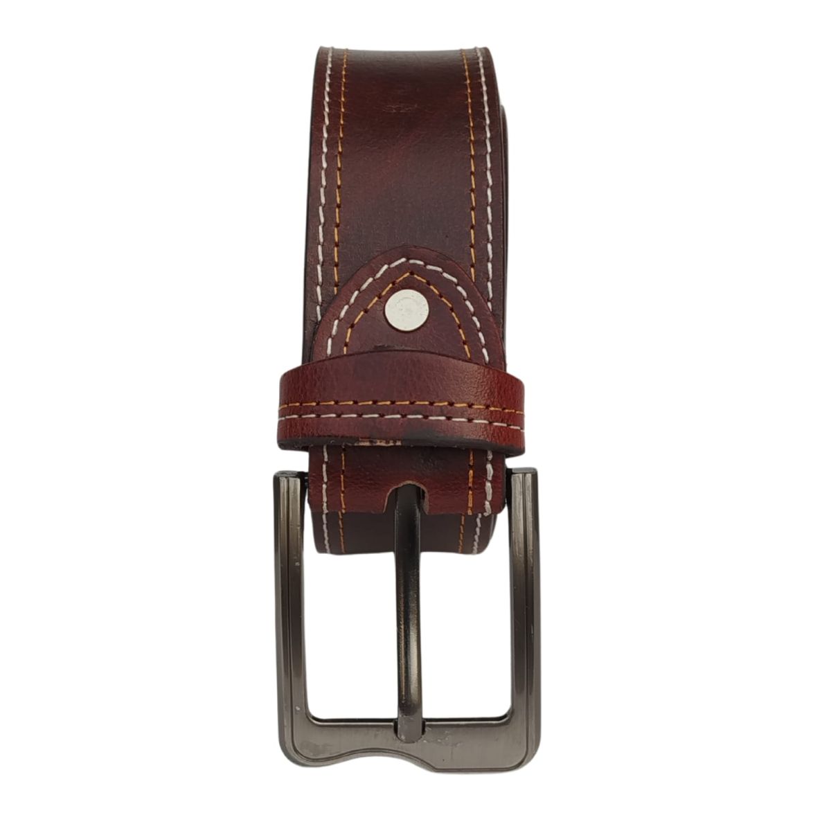 Men Buffalo pull-up leather | Waist Belt for boys &amp; Mens (Maroon) View Gallery - Pakistan
