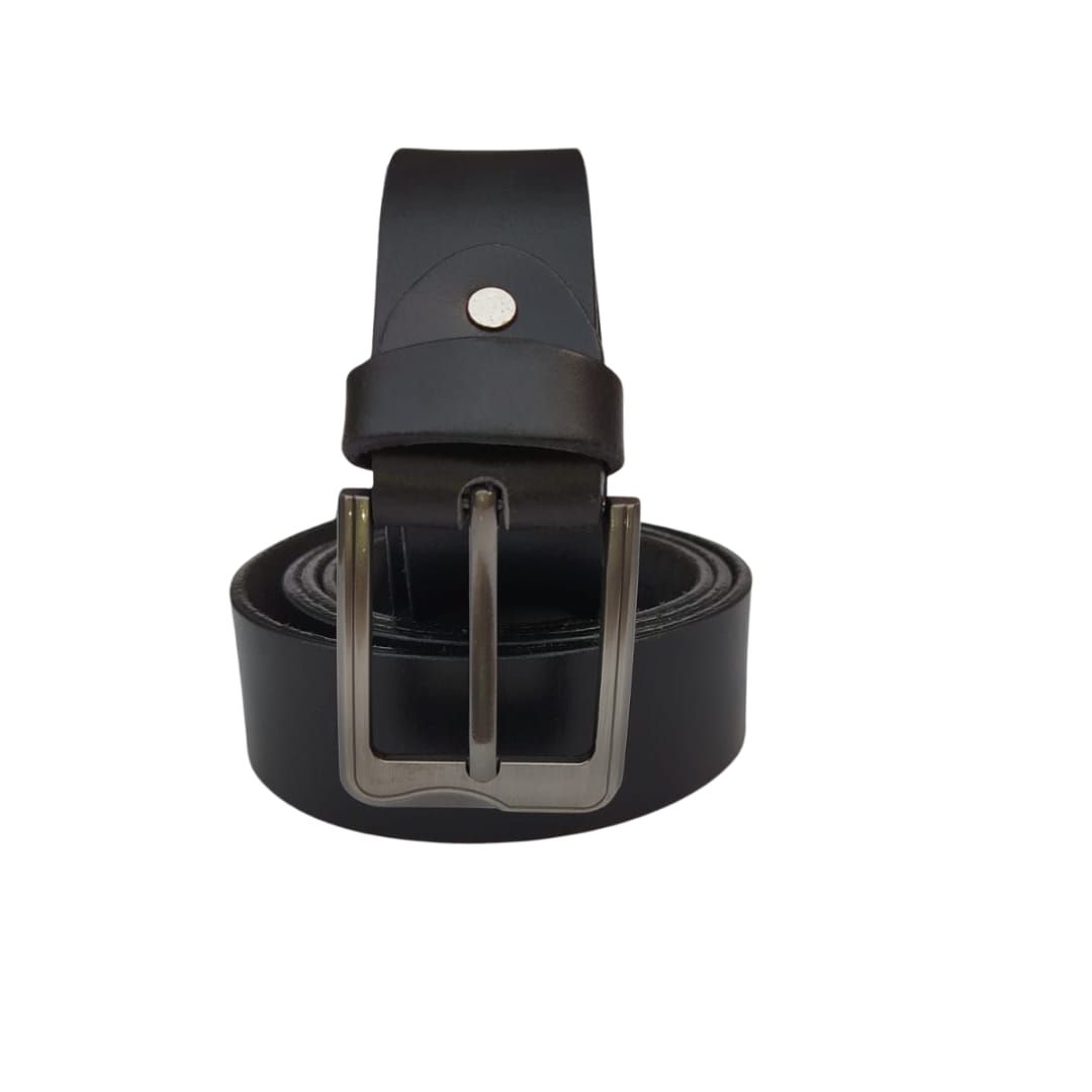 Men buffalo leather belt | Waist Belt for boys &amp;amp; Mens (Black)