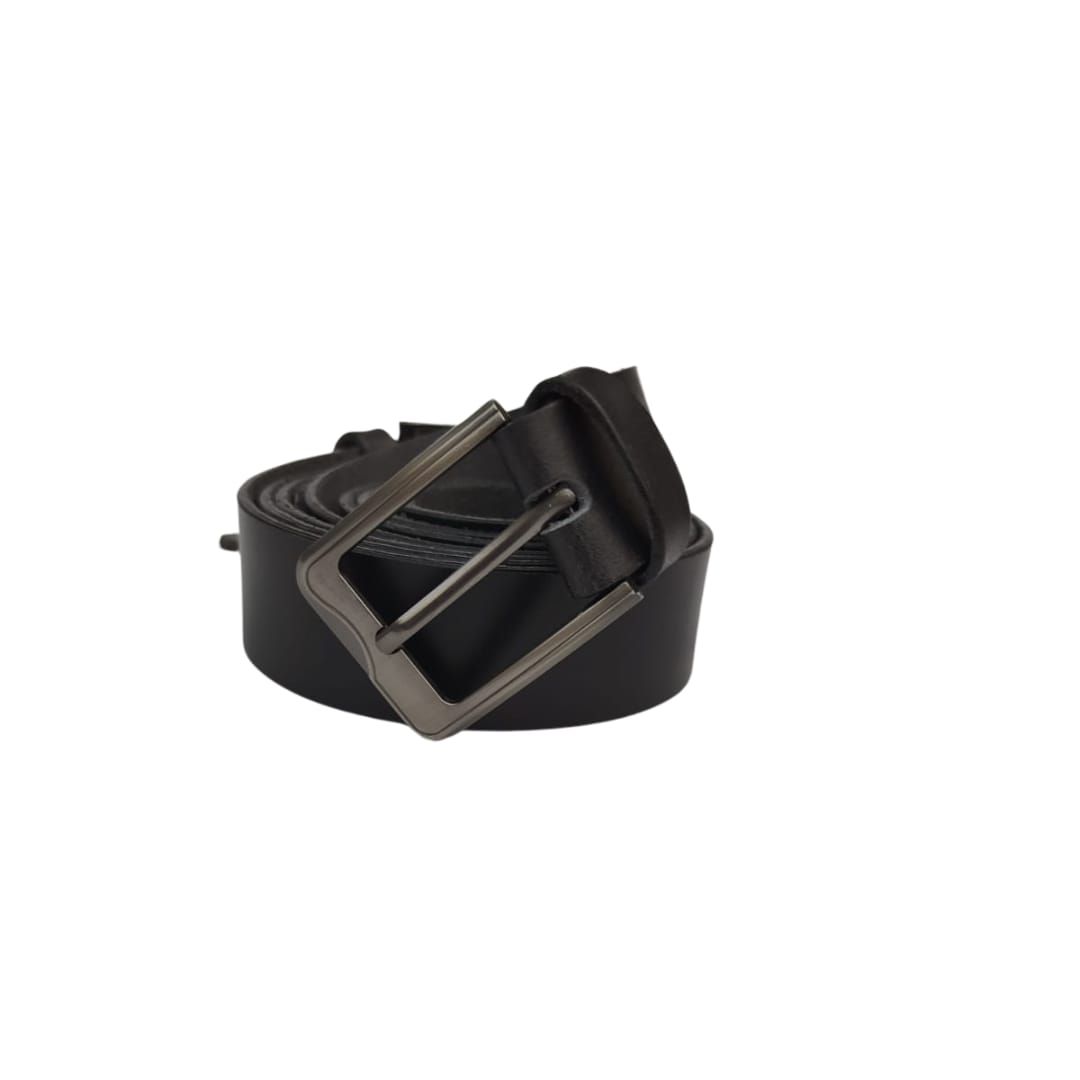 Men buffalo leather belt | Waist Belt for boys &amp; Mens (Black) View Gallery - Pakistan