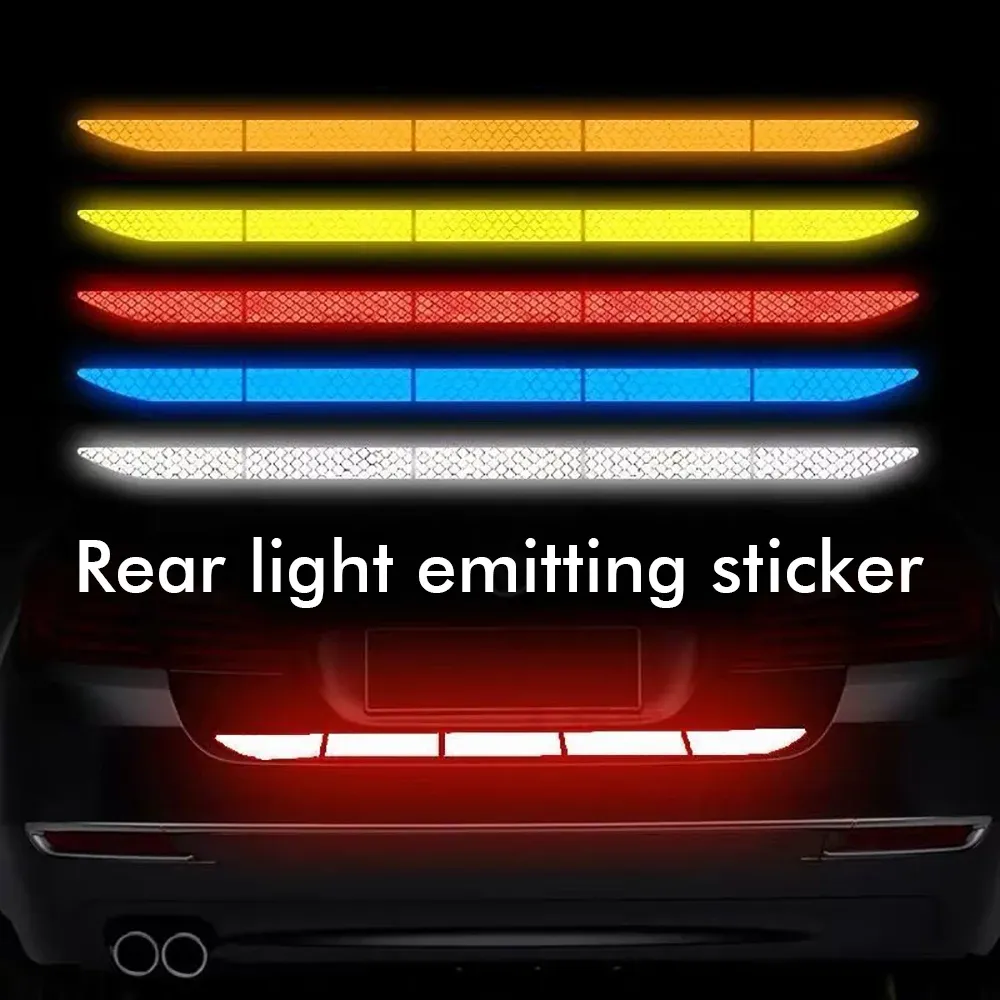 (20pcs) Wheel center reflective stickers Stripe | wheel hub sticker for Car, bicycle, motorcycle | car warning sticker (Random colors) View Gallery - Pakistan