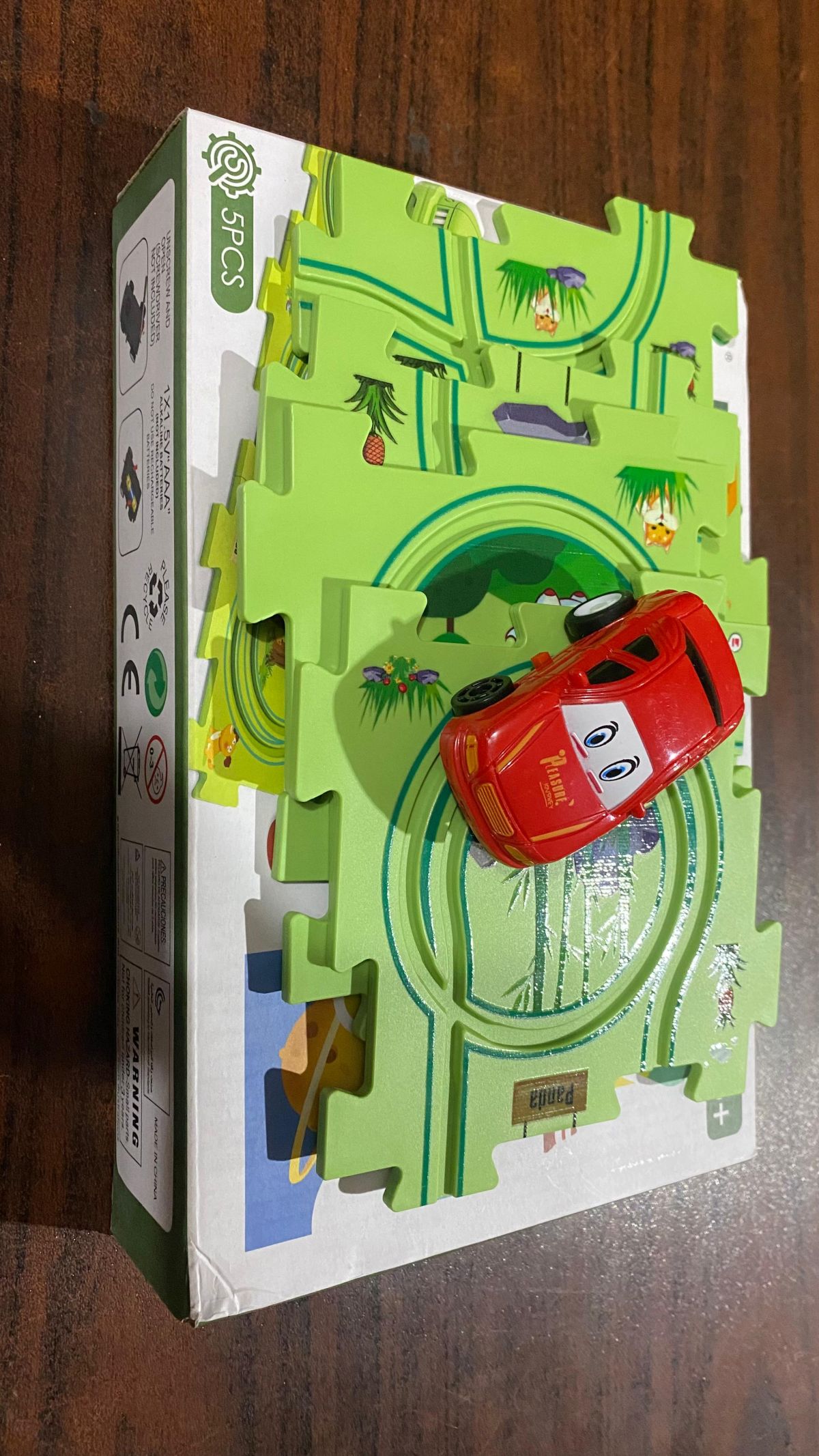 Puzzle Track Car Play Set / DIY Building Block Train Rail Car Toy Puzzle Race Track (random design ) View Gallery - Pakistan