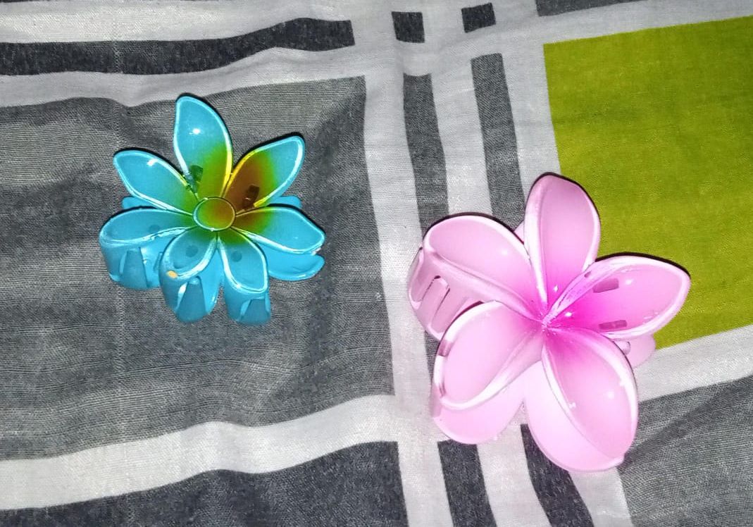 1 Pc - Flower Hair Clip Colorful Hair Band For girls &amp; Women View Gallery - Pakistan