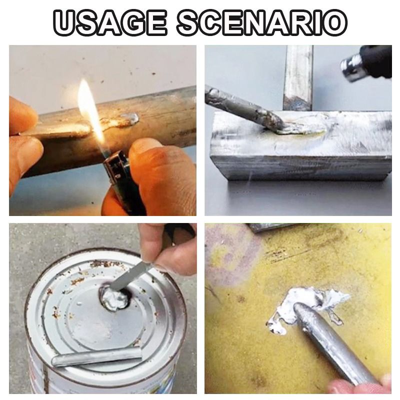3pcs Low Temperature Welding Rods Easy Melt Stainless Steel Copper Iron Repairing Holes Tools Solder Aluminum Rod Agent Kits View Gallery - Pakistan