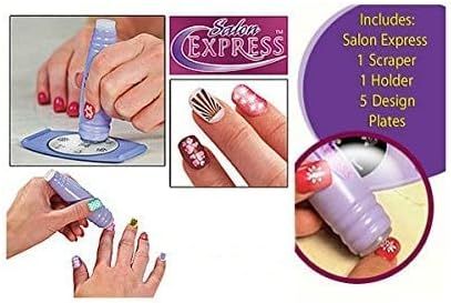 Salon Express Nail Art Stamping Kit View Gallery - Pakistan
