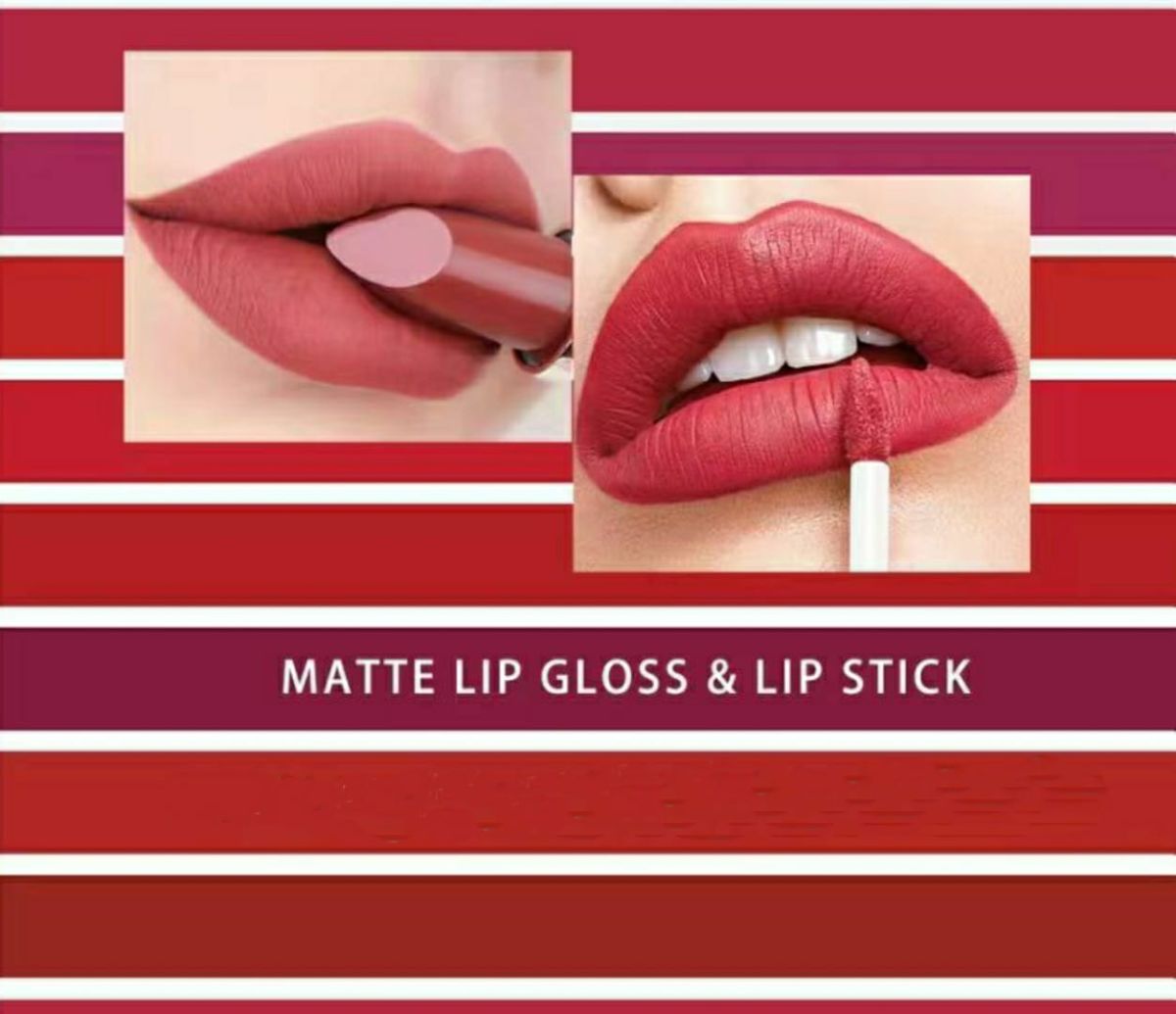 eccsece 2 in 1 Lipstick + Lipgloss View Gallery - Pakistan