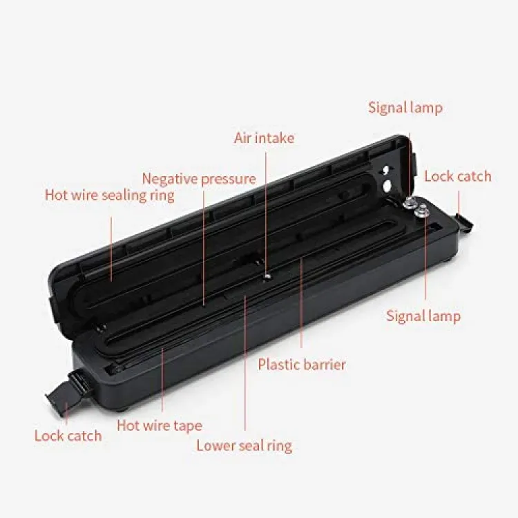 Automatic Vacuum Sealer Food Packing Machine | Electric Vacuum Sealer Machine With 10 Bags View Gallery - Pakistan