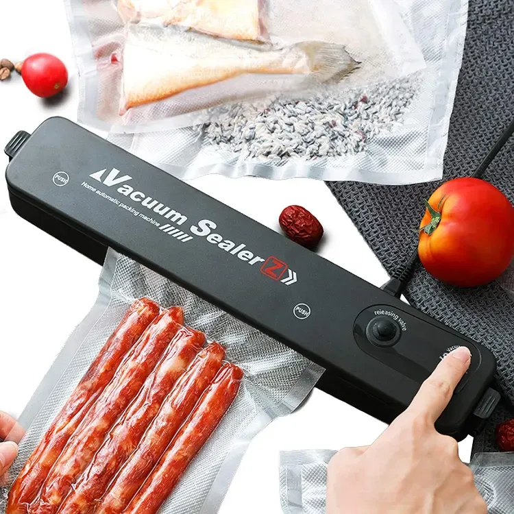Automatic Vacuum Sealer Food Packing Machine | Electric Vacuum Sealer Machine With 10 Bags View Gallery - Pakistan