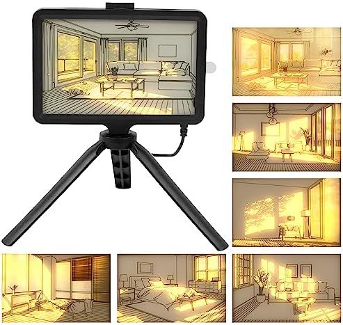 Glowing Art Photo Frame Desktop Decorative Lights, Painting Night Lights, Bedroom Lights | Artwork Table Lamp Gift View Gallery - Pakistan