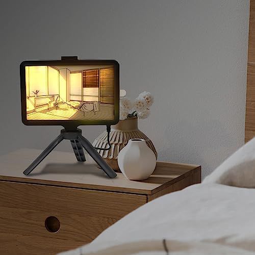 Glowing Art Photo Frame Desktop Decorative Lights, Painting Night Lights, Bedroom Lights | Artwork Table Lamp Gift View Gallery - Pakistan