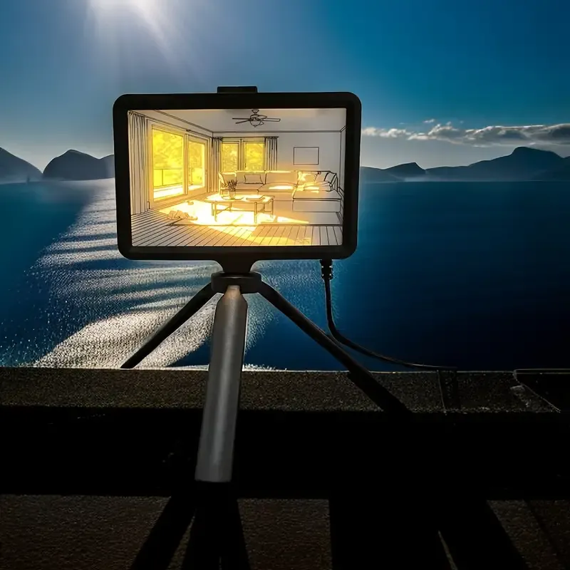 Glowing Art Photo Frame Desktop Decorative Lights, Painting Night Lights, Bedroom Lights | Artwork Table Lamp Gift View Gallery - Pakistan