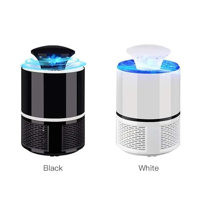 Mosquito Trap with Killer Lamp | Eco Friendly Chemical Free USB Connected UV LED Light Fly Bug Di-Speller with Suction Fan Repellent Lamp (Random color) View Gallery - Pakistan