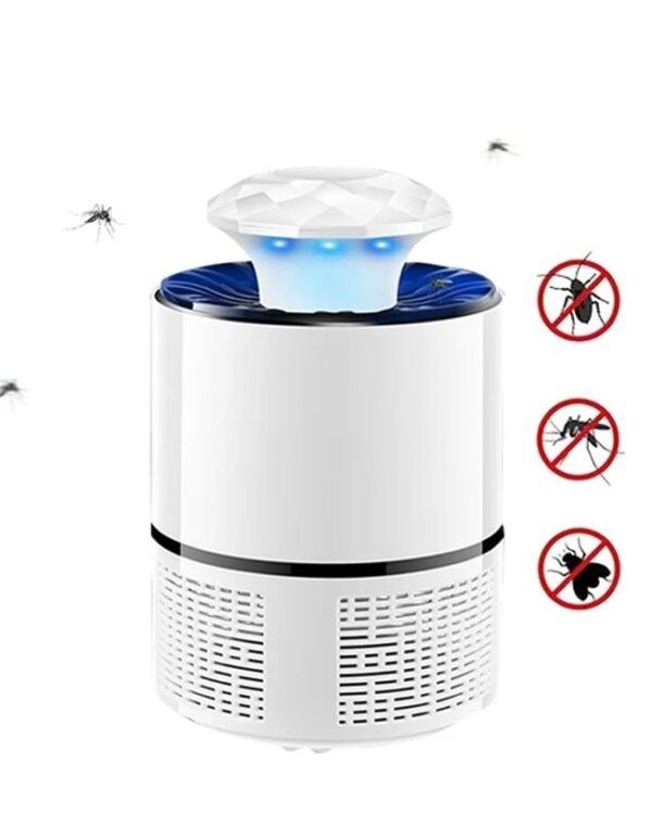 Mosquito Trap with Killer Lamp | Eco Friendly Chemical Free USB Connected UV LED Light Fly Bug Di-Speller with Suction Fan Repellent Lamp (Random color) View Gallery - Pakistan