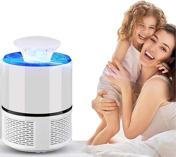 Mosquito Trap with Killer Lamp | Eco Friendly Chemical Free USB Connected UV LED Light Fly Bug Di-Speller with Suction Fan Repellent Lamp (Random color) View Gallery - Pakistan