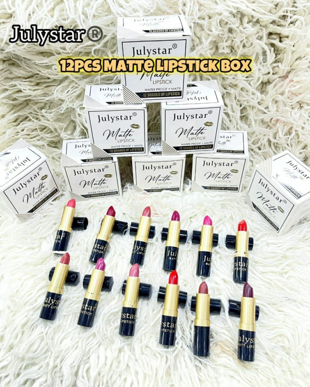 (6 Pcs ) Julystar Matte Lipstick Set View Gallery - Pakistan