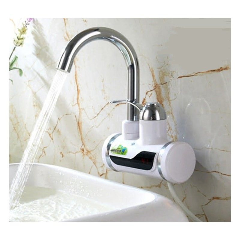 (with shower) Electric Hot Water Heater Faucet Kitchen Instant Heating Tap Water View Gallery - Pakistan
