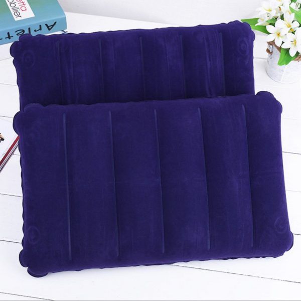Travel Combo Deal - Travel Portable comfortable Inflatable Air Pillow Cushion &amp; Portable Toothbrush Holder Case ( Random color ) View Gallery - Pakistan