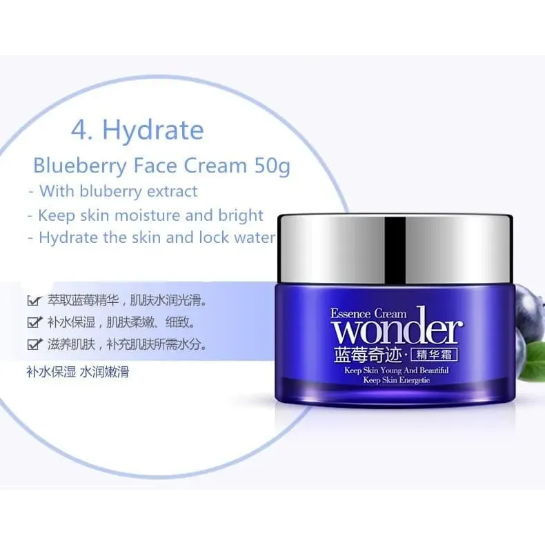 BIOAQUA - Blueberry Wonder Natural Moisturizing Face Cream - 50g View Gallery - Pakistan