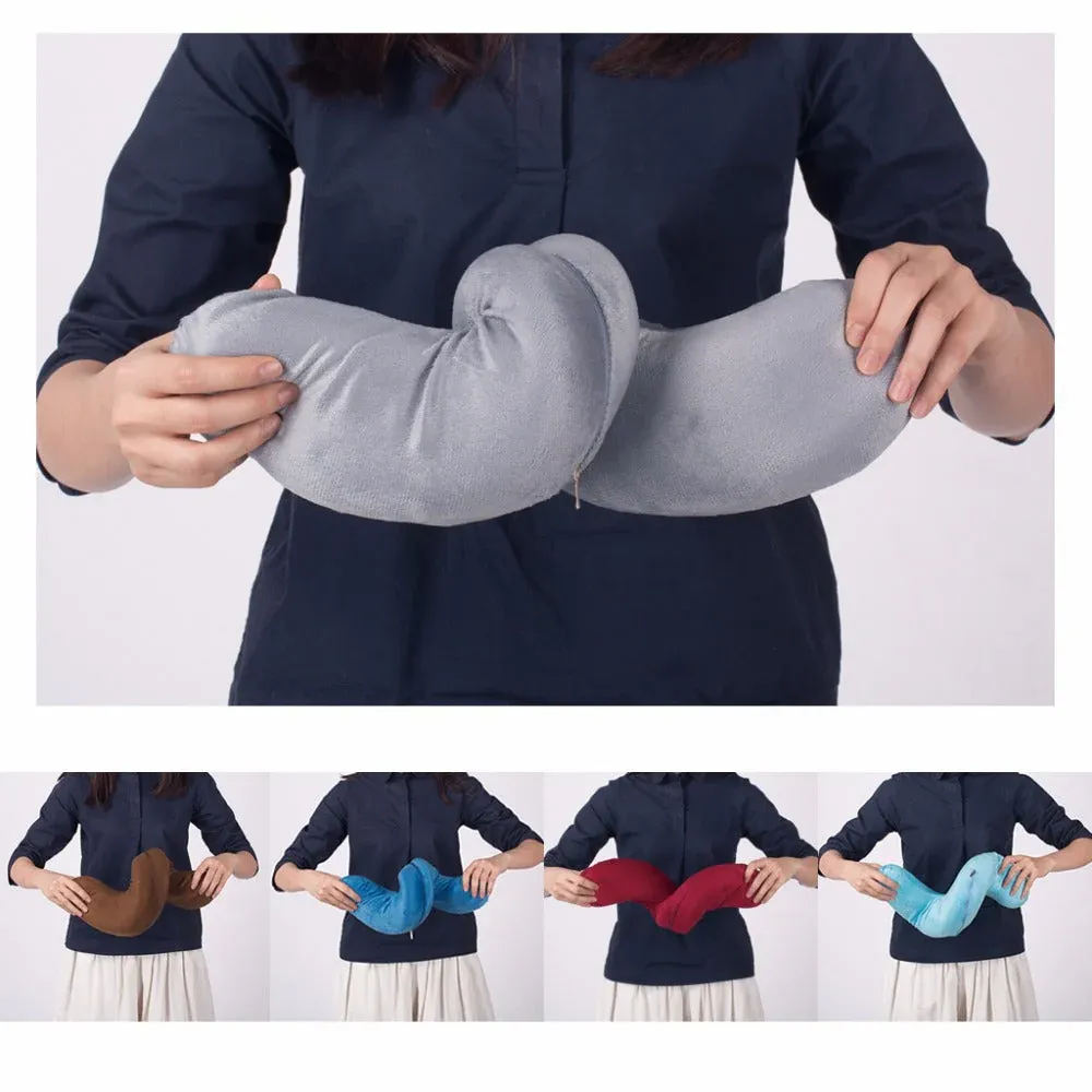 U Shaped Travel Neck Pillow Extremely Soft and Comfortable (Random Color) View Gallery - Pakistan