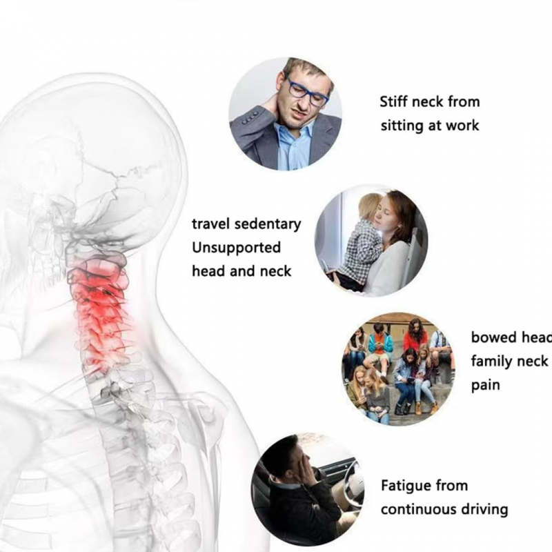 U Shaped Travel Neck Pillow Extremely Soft and Comfortable (Random Color) View Gallery - Pakistan