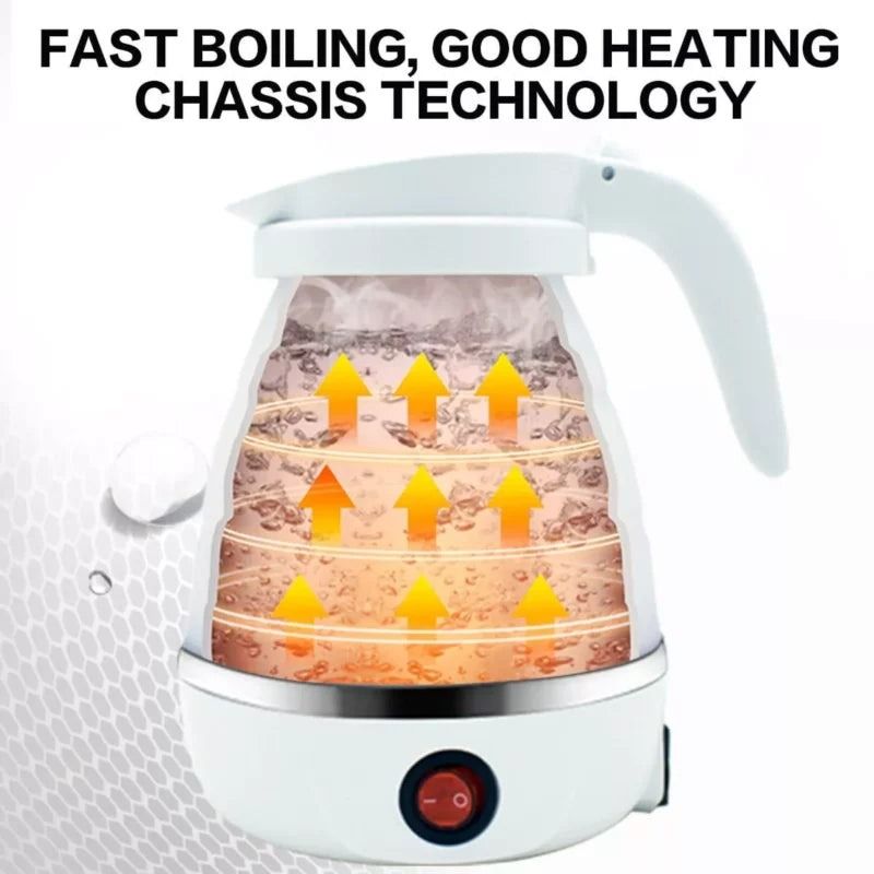 Portable &amp; Foldable Electric Kettle Easy To Carry (Random Colour) View Gallery - Pakistan