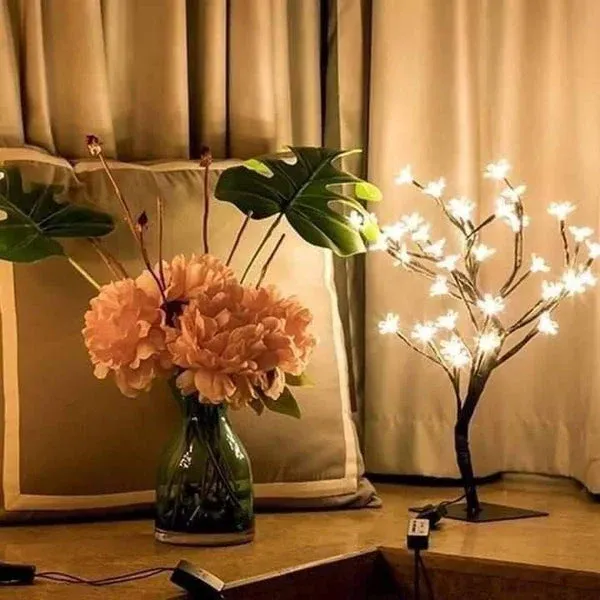 LED Cherry Blossom Bloom light Trees table Lamp View Gallery - Pakistan