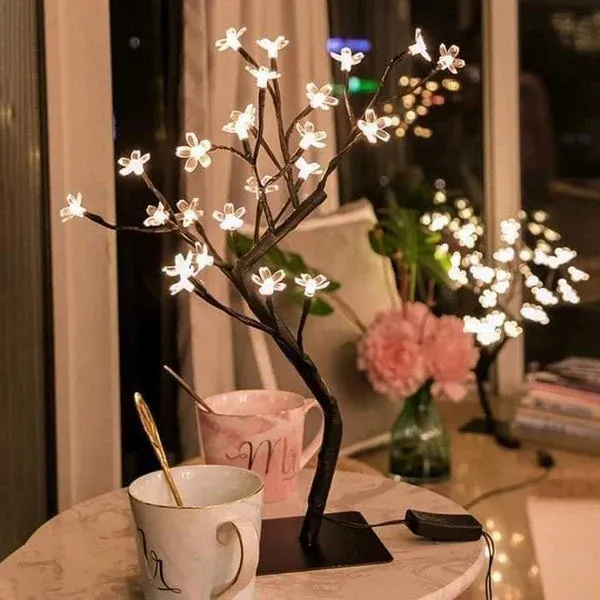 LED Cherry Blossom Bloom light Trees table Lamp View Gallery - Pakistan