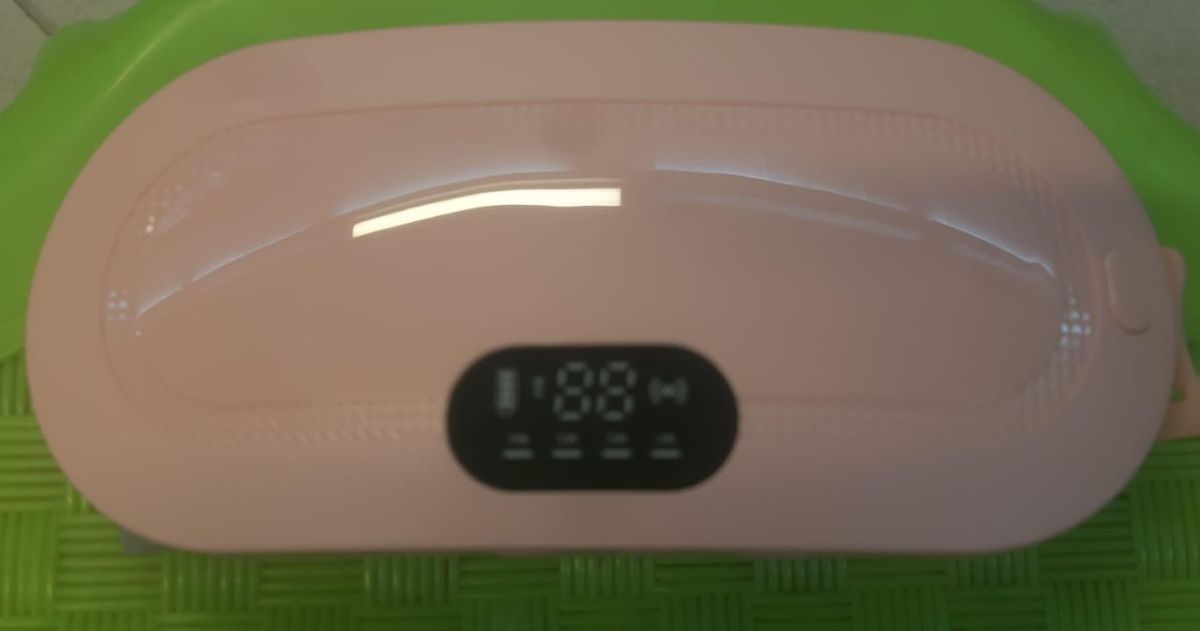 Electric Period Cramp Massager Vibrator Heating Belt for Menstrual Relief Pain Waist Stomach Warming Women Gift Box Packing(random color ) View Gallery - Pakistan