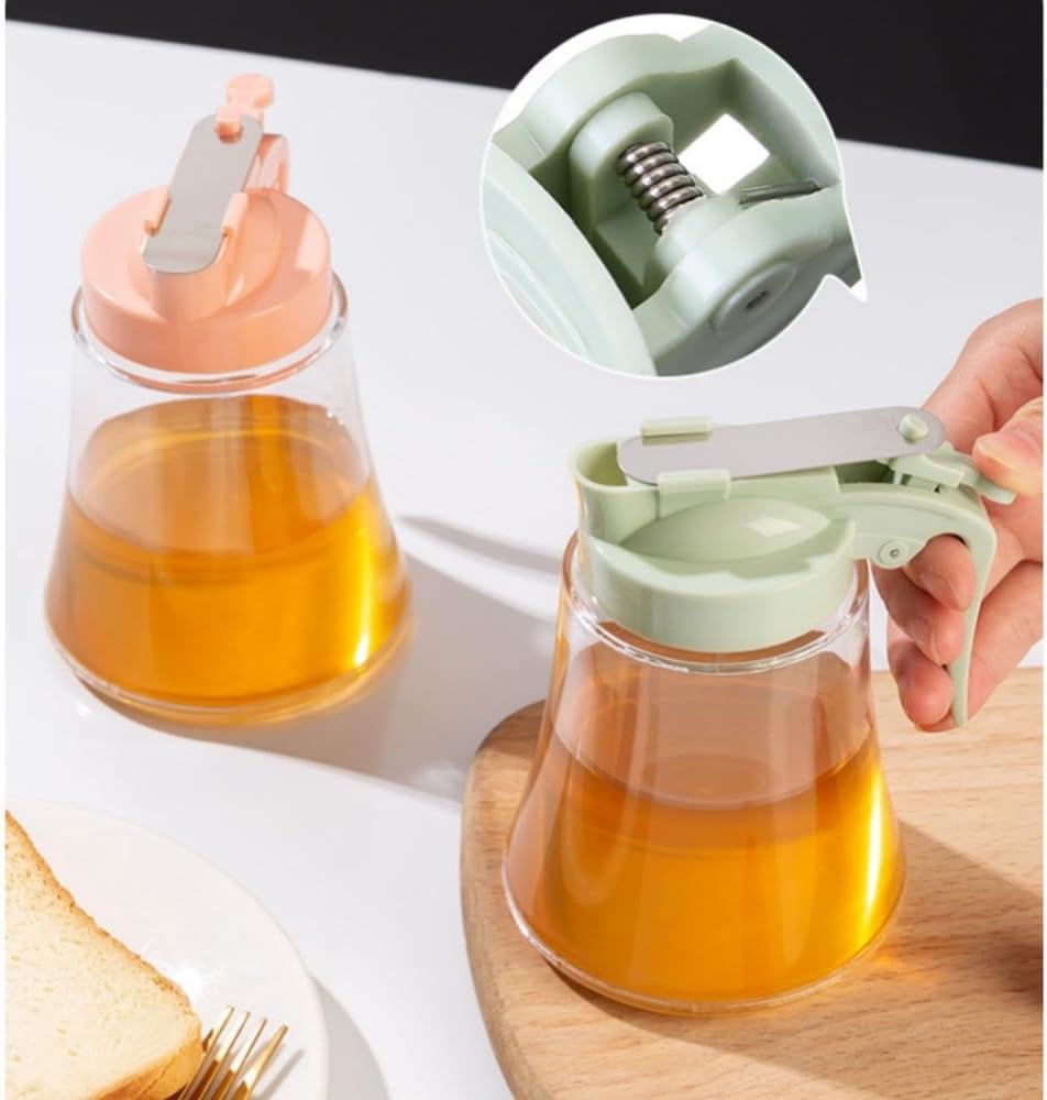 Honey Dispenser No Drip - Easy Squeeze Syrup Dispenser Bottle for Efficient Serving,  Honey Squeeze Jar for Kitchen &amp; Coffee Bar, Mess-Free Solution(250ml) View Gallery - Pakistan