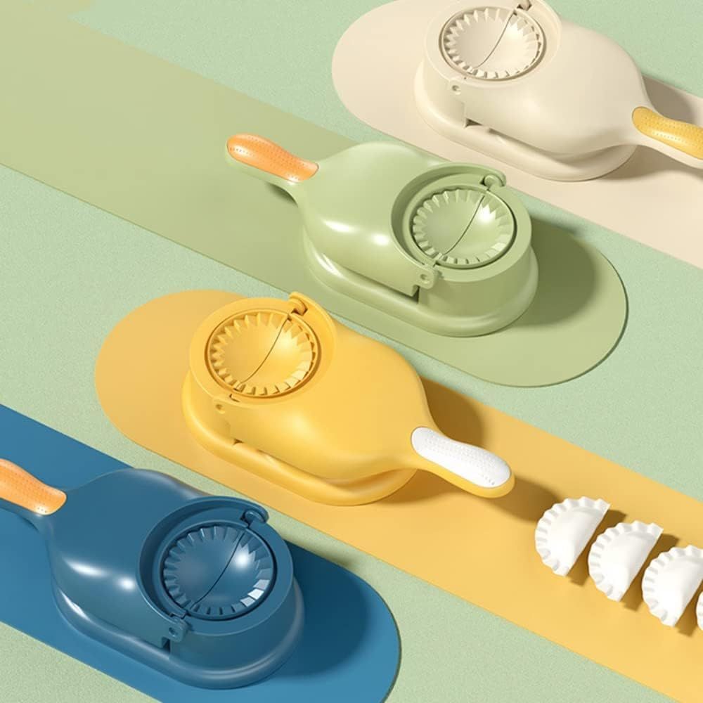 2 in 1 Dumpling Wrapper Tool Food Grade Manual Dumpling Maker Mold - Without Box (Random color) View Gallery - Pakistan