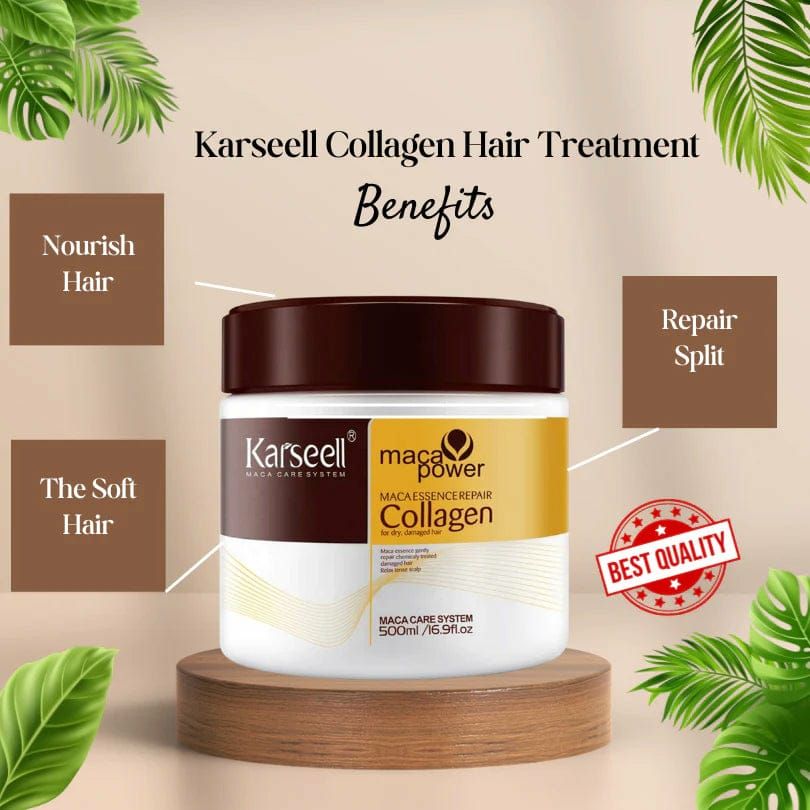 Karseell Hair Mask Essence For Dry Damaged Hair, 500Ml View Gallery - Pakistan