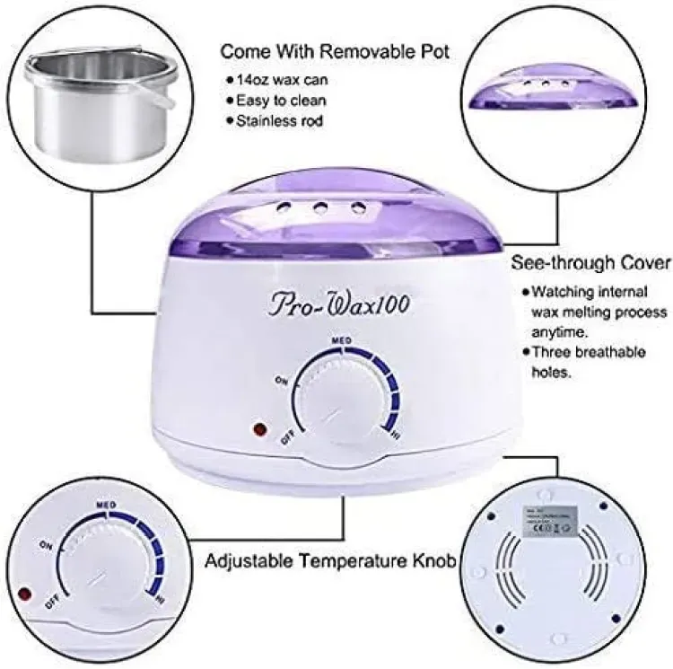 Pro Wax 100 HOT WAX MACHINE &amp; Spatula Wax Warmer Machine View Gallery - Pakistan